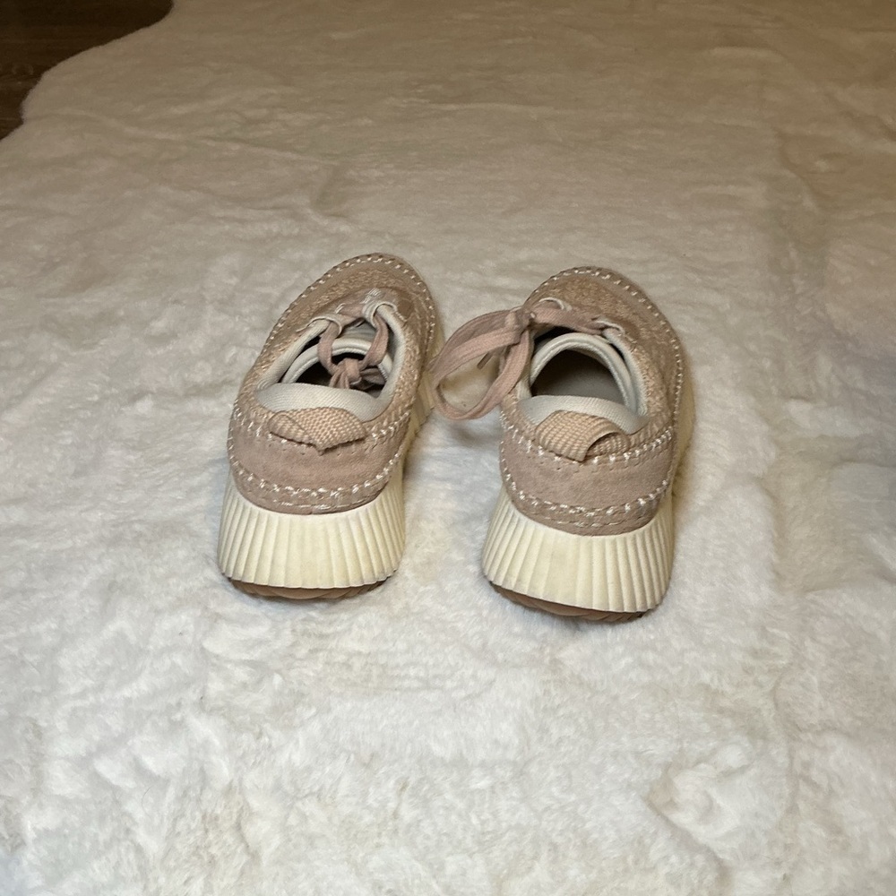 Dolce Vita Beige Platform Sneakers - Picture 3 of 4